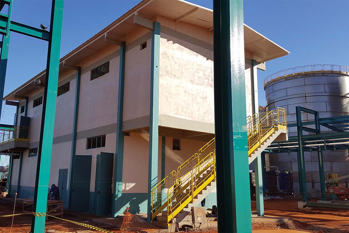 Usina Cerradinho, em Chapadão do Céu - GO, obra executada pela Conenge
